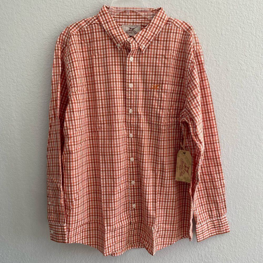 Madda Fella Key West Poplin Button Down Shirt Men’s XL NWT